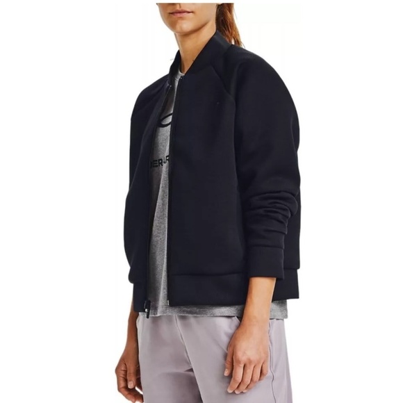 [UA] Dark Reversible Bomber Jacket - Picture 1 of 9